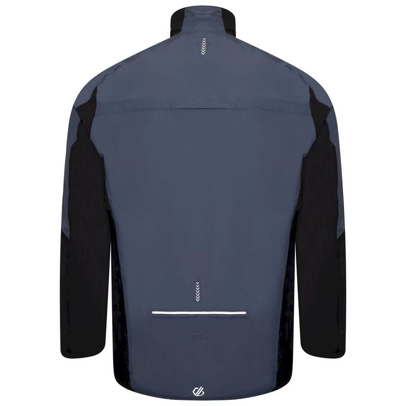 Veste de cyclisme MEDIANT Homme (Gris bleu / Noir)