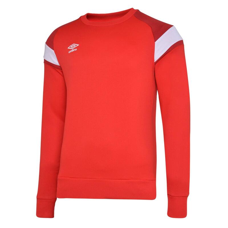Sweatshirt für Kinder Zinnoberrot/Chili-Pfeffer-Rot/ Brillantes Weiß