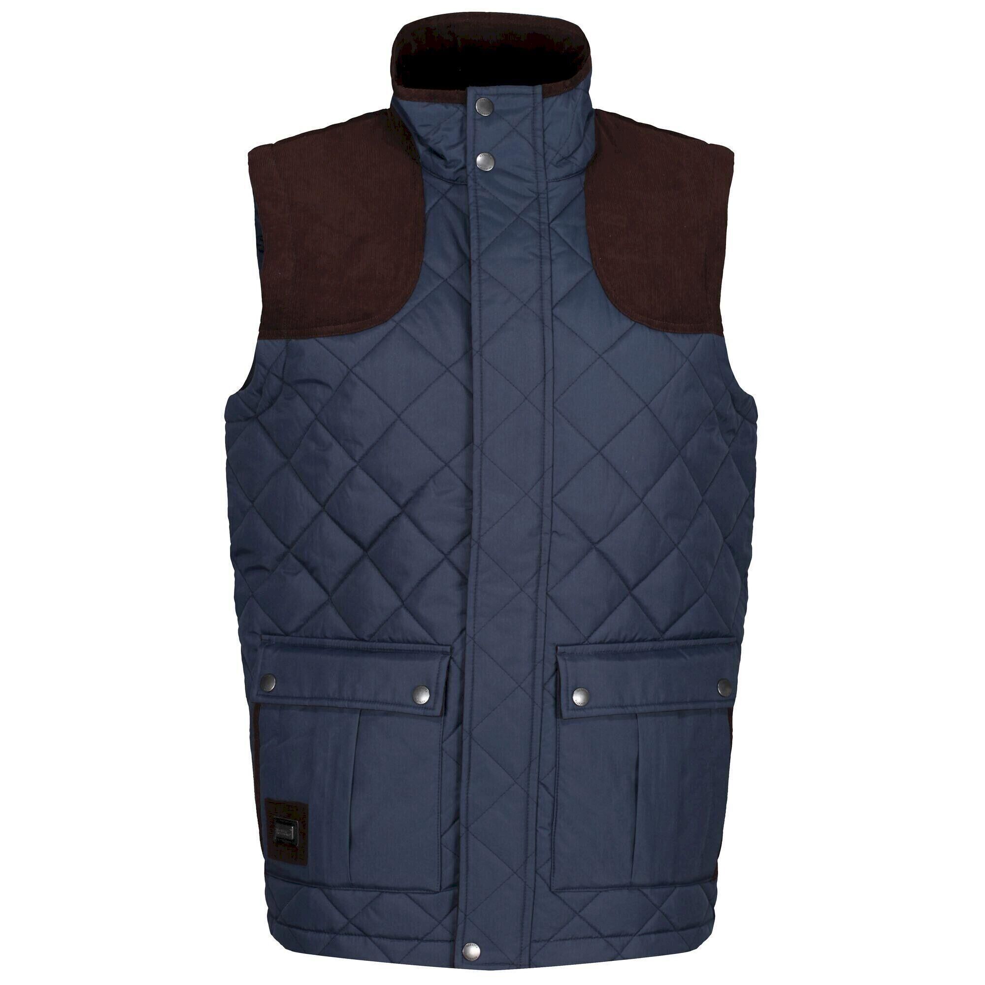 REGATTA Mens Padbury Insulated Body Warmer (Navy)