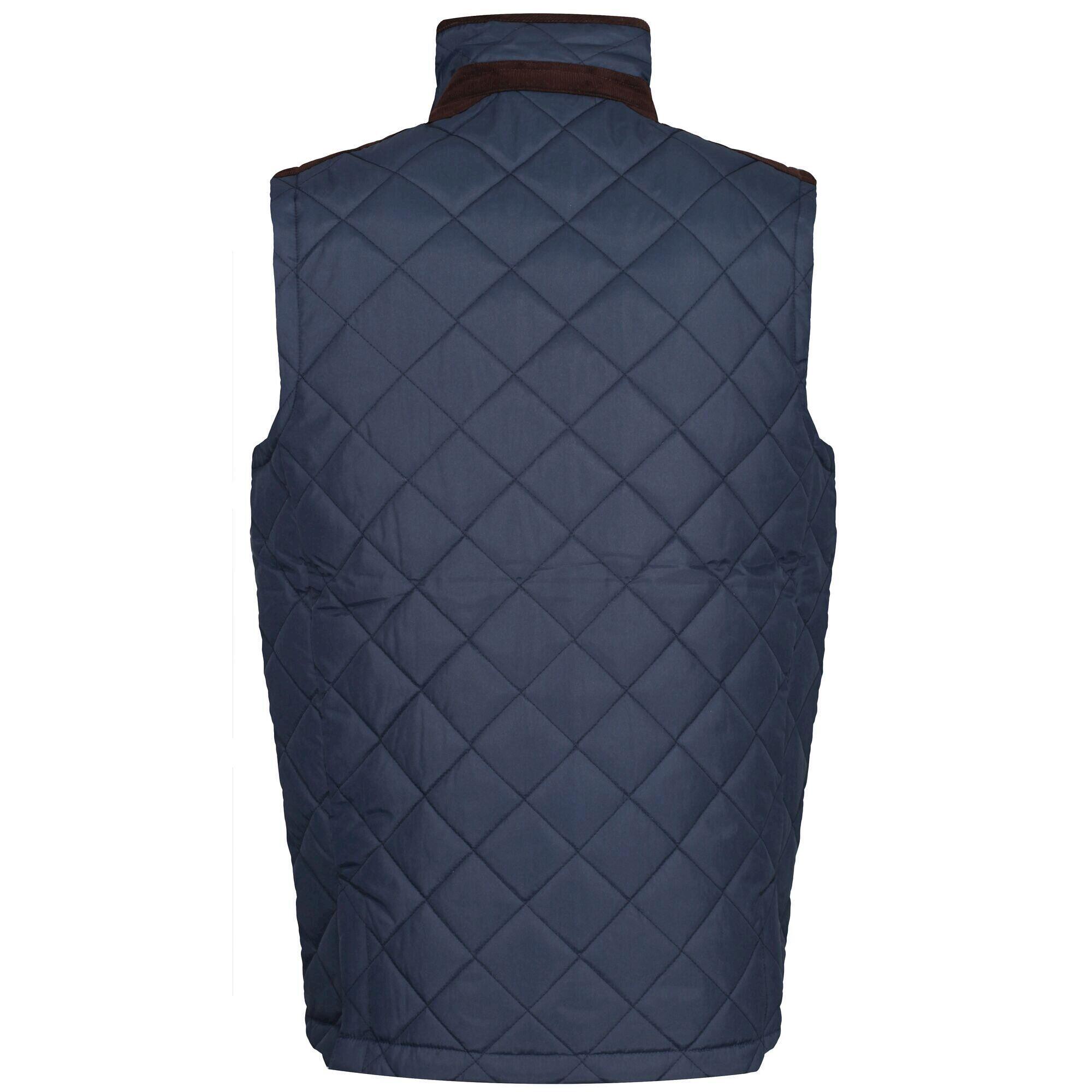 Mens Padbury Insulated Body Warmer (Navy) 2/5