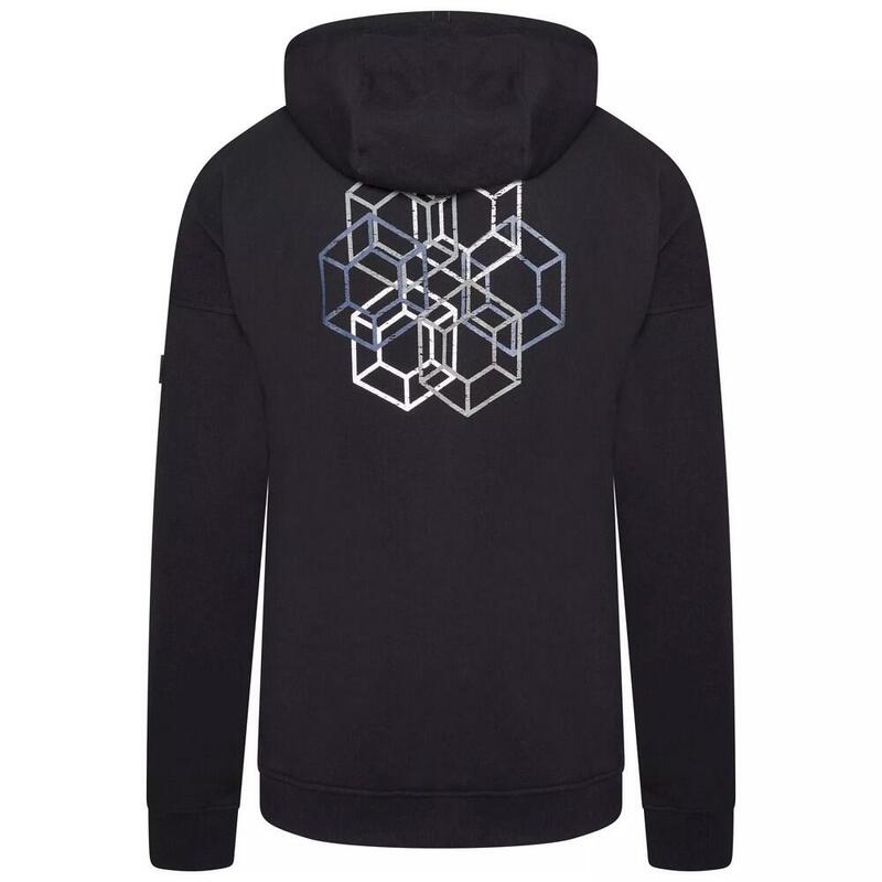 Heren Distinctly Geometric Hoodie (Zwart)