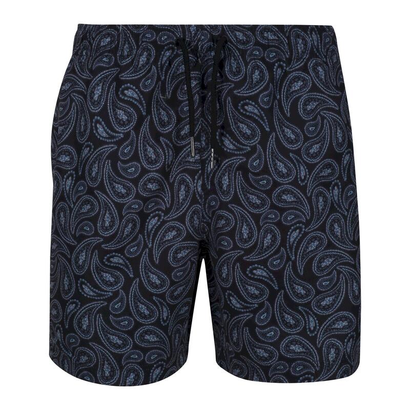 Bermudas Loras Cachemira para Hombre Negro