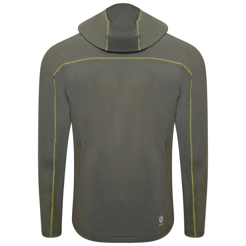 Sudadera con Cremallera Revive II para Hombre Verde Ágave, Pita