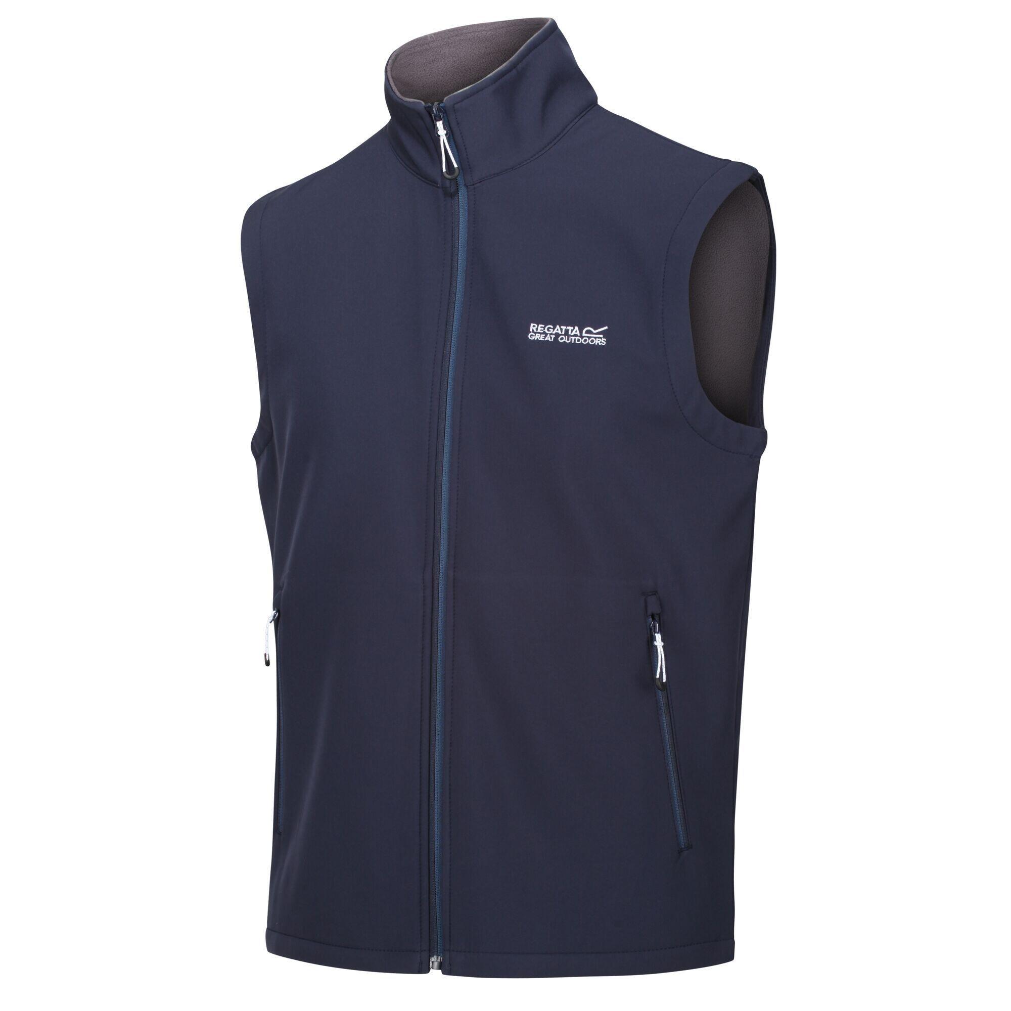 Mens Bradwell III Gilet (Navy) 3/4