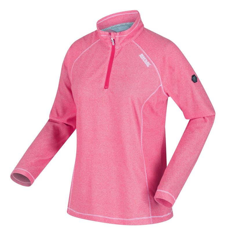 Dames Montes Lichtgewicht Fleece Top (Rethink Roze/Wit)