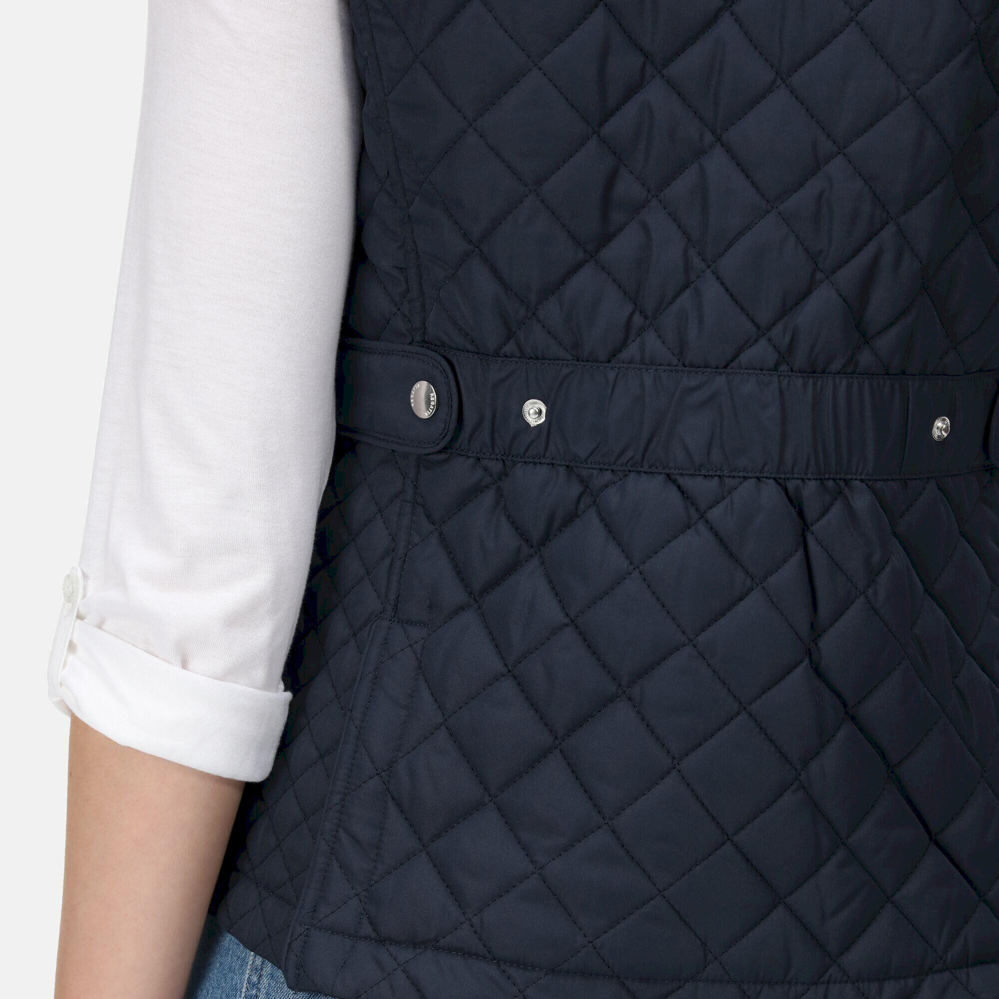 Womens/Ladies Charleigh Quilted Body Warmer (Navy Tile) 4/5