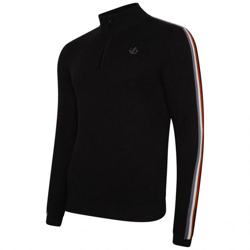 SweaT-Shirt Meio Fecho Listado Dutiful II Homem Preto