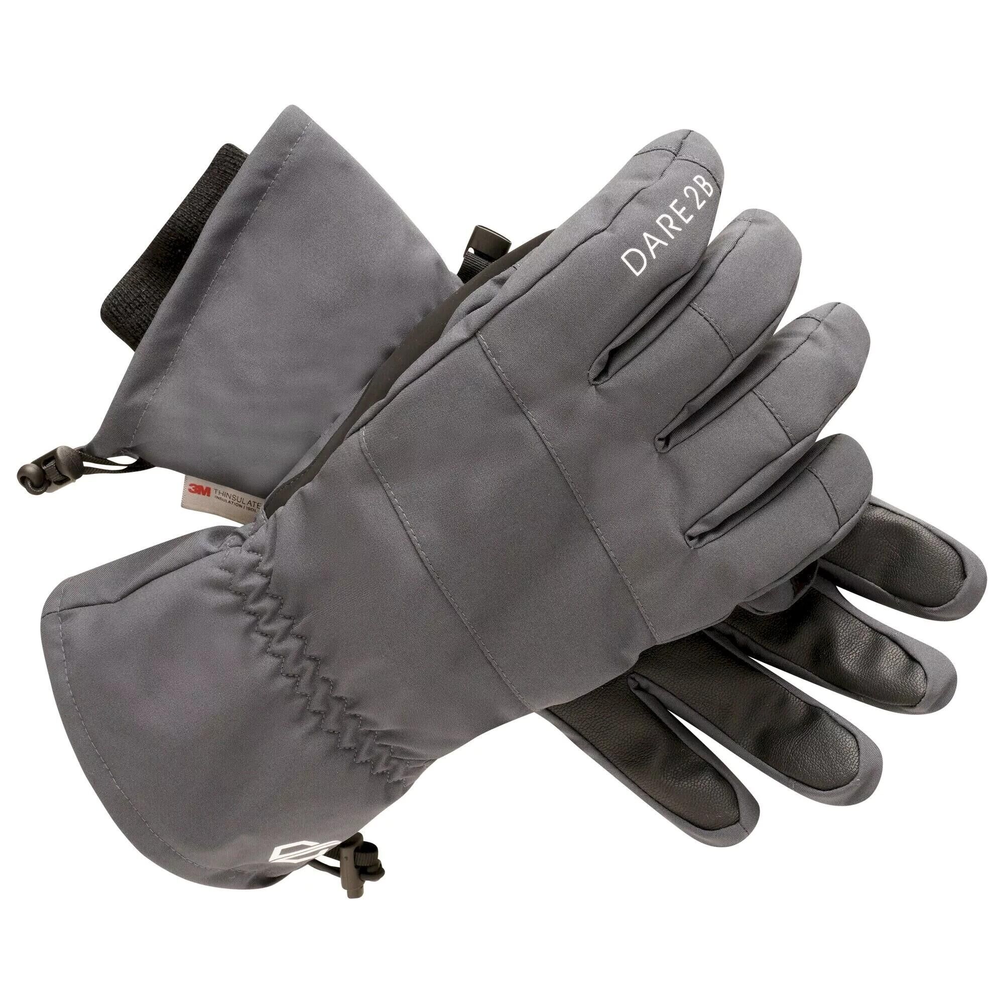DARE 2B Mens Diversity II Ski Gloves (Ebony Grey)