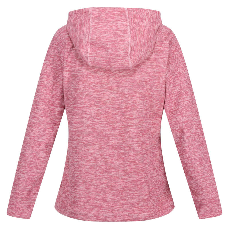 Dames Kizmit II Fleece Hoodie (Poederroze gemêleerd)