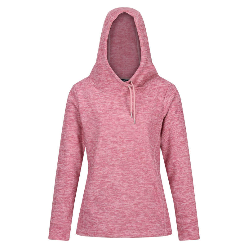 Dames Kizmit II Fleece Hoodie (Poederroze gemêleerd)