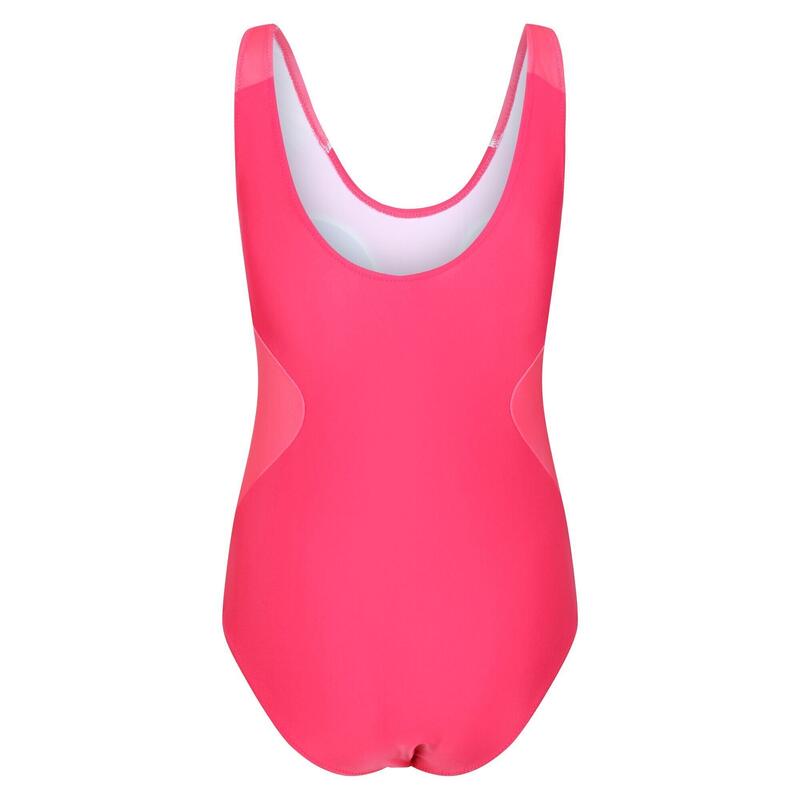 Dames Actief eendelig zwempak (Rethink Roze/Tropisch Roze)