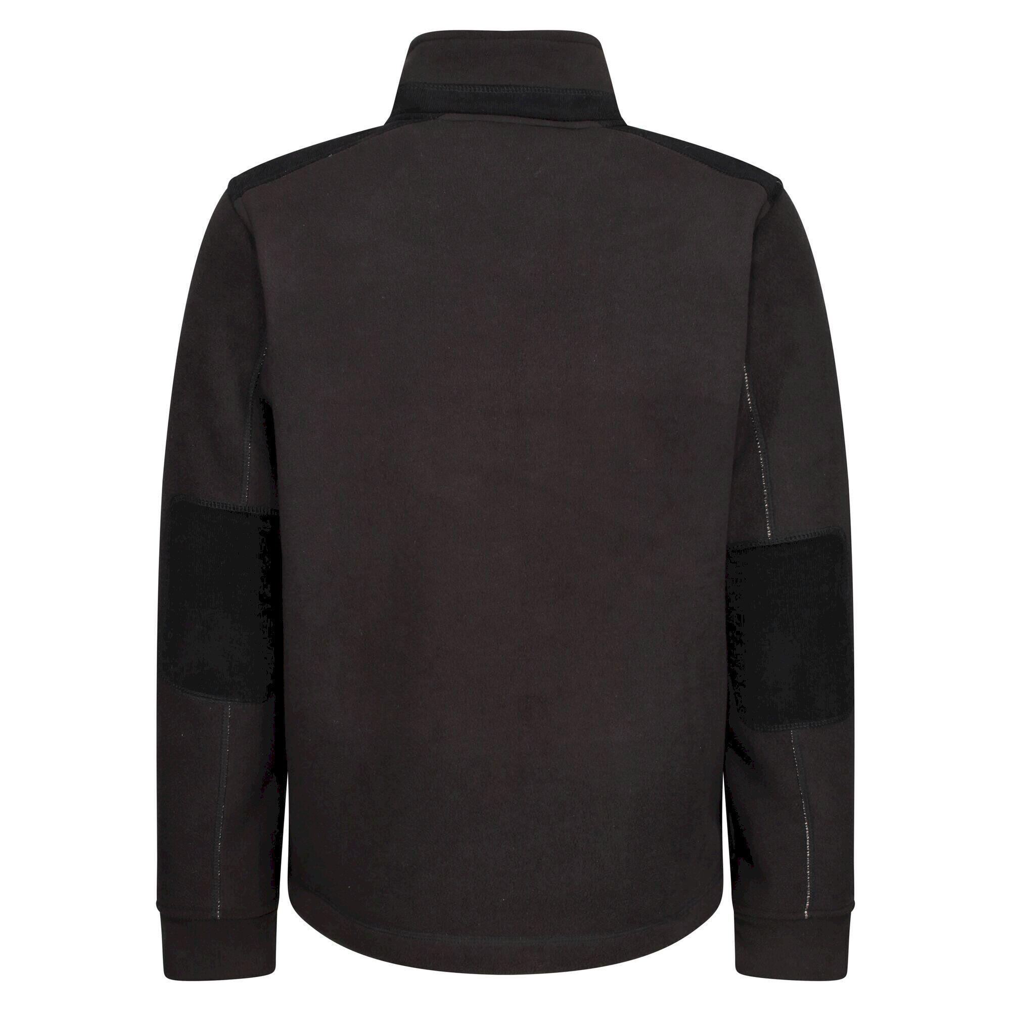 Mens Faversham Full Zip Fleece Jacket (Black) 2/5