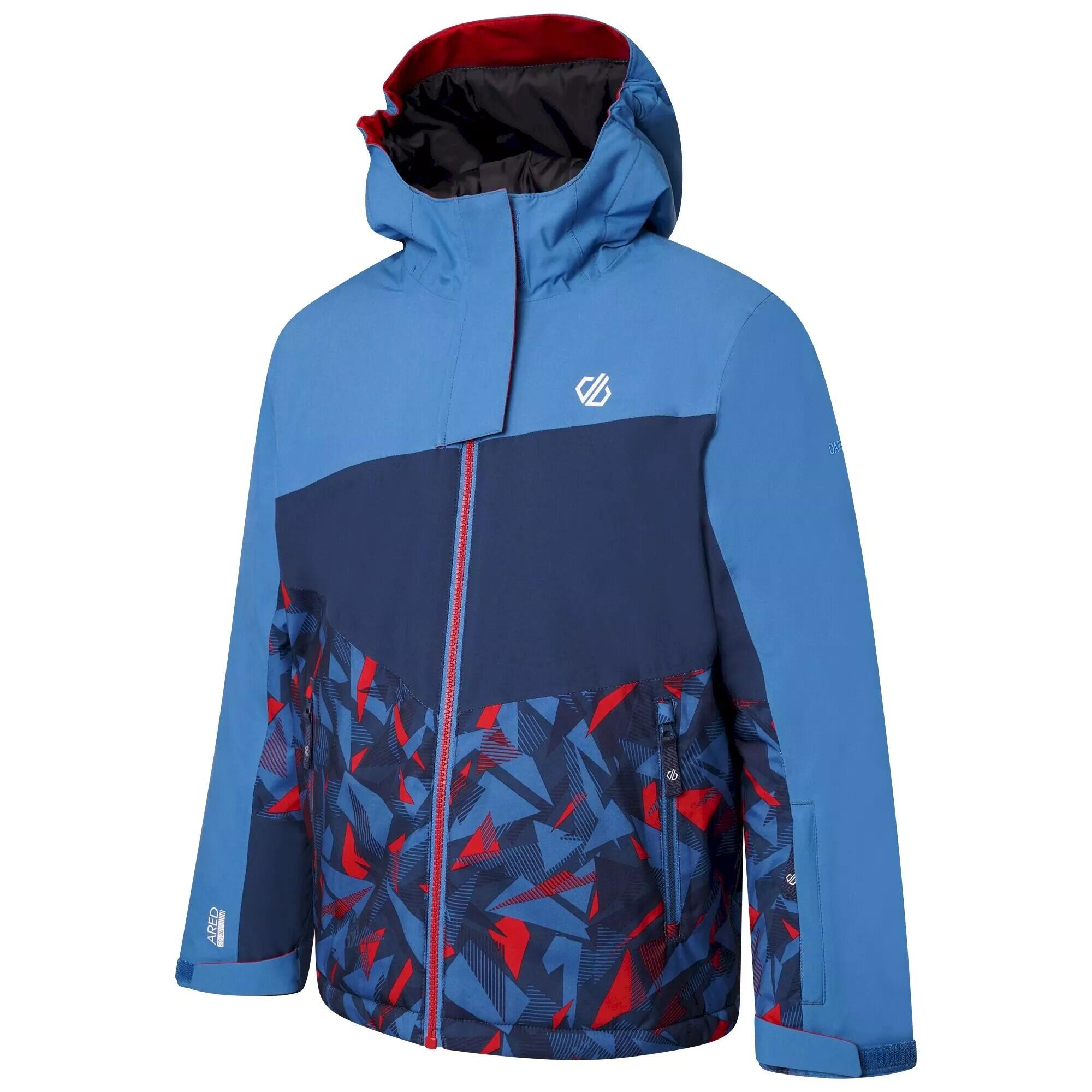 Childrens/Kids Humour II Geometric Ski Jacket (Vallarta Blue/Moonlight) 3/4