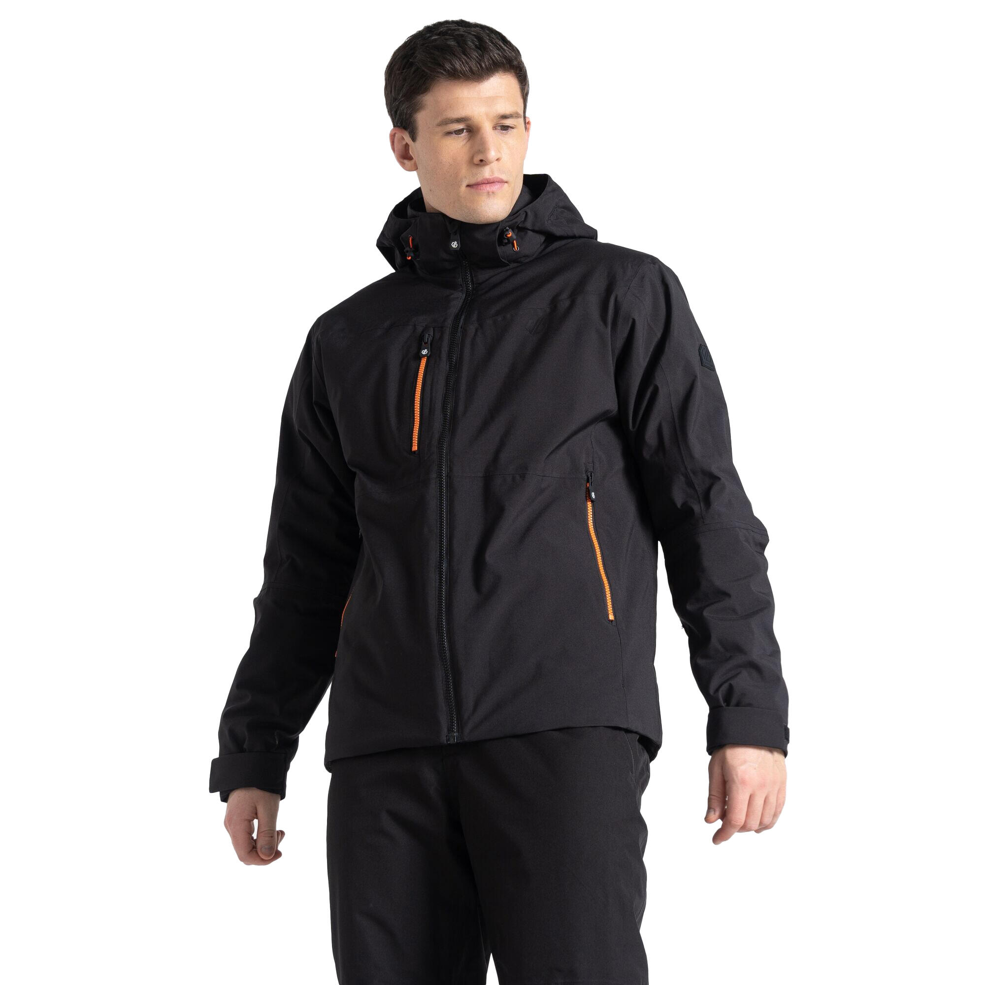 Mens Eagle Waterproof Insulated Ski Jacket (Black) 4/5