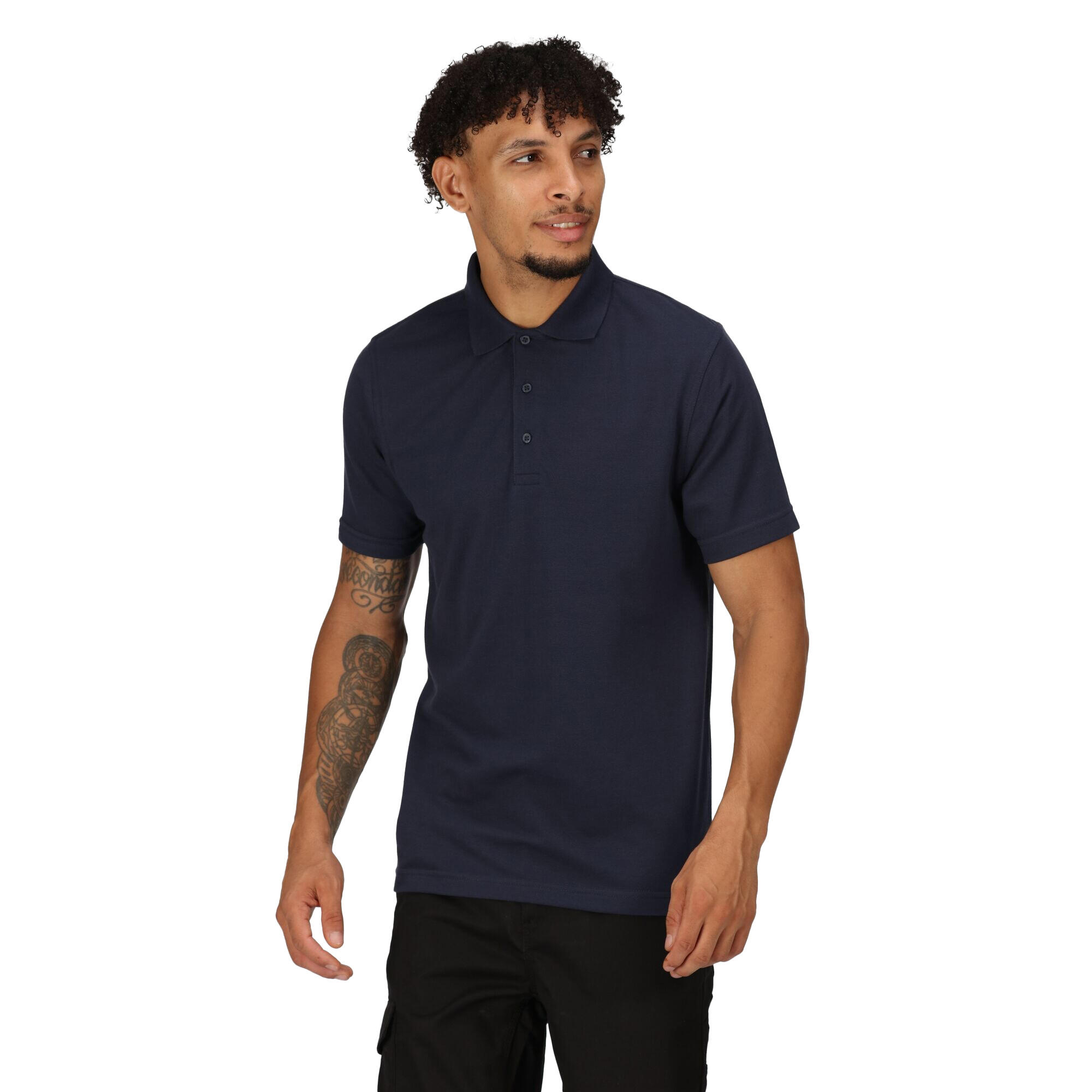 Polo Manches Courtes Homme (Bleu Marine) 3/5