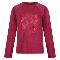 Tshirt Manches Longues Motif/style Papillons BURNLEE Enfant (Rouge Foncé)