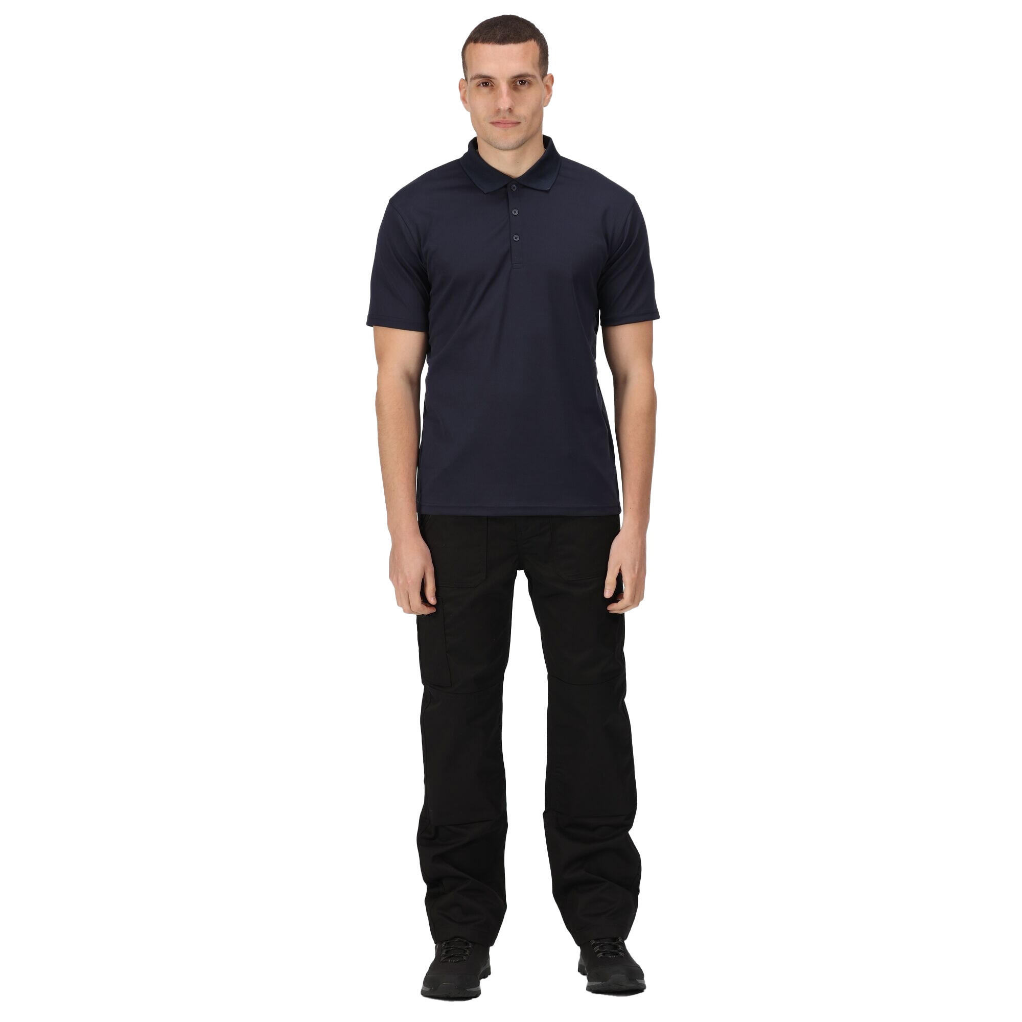 Poloshirt Feuchtigkeitsabweisend für Herren Marineblau 4/5