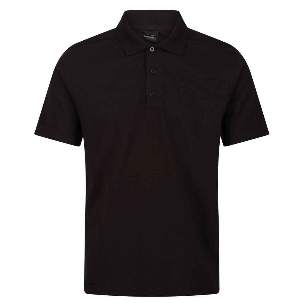 Mens ShortSleeved Polo Shirt (Black)