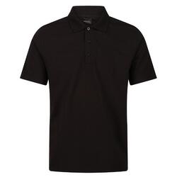 Heren Pro 65/35 Poloshirt met korte mouwen (Zwart)