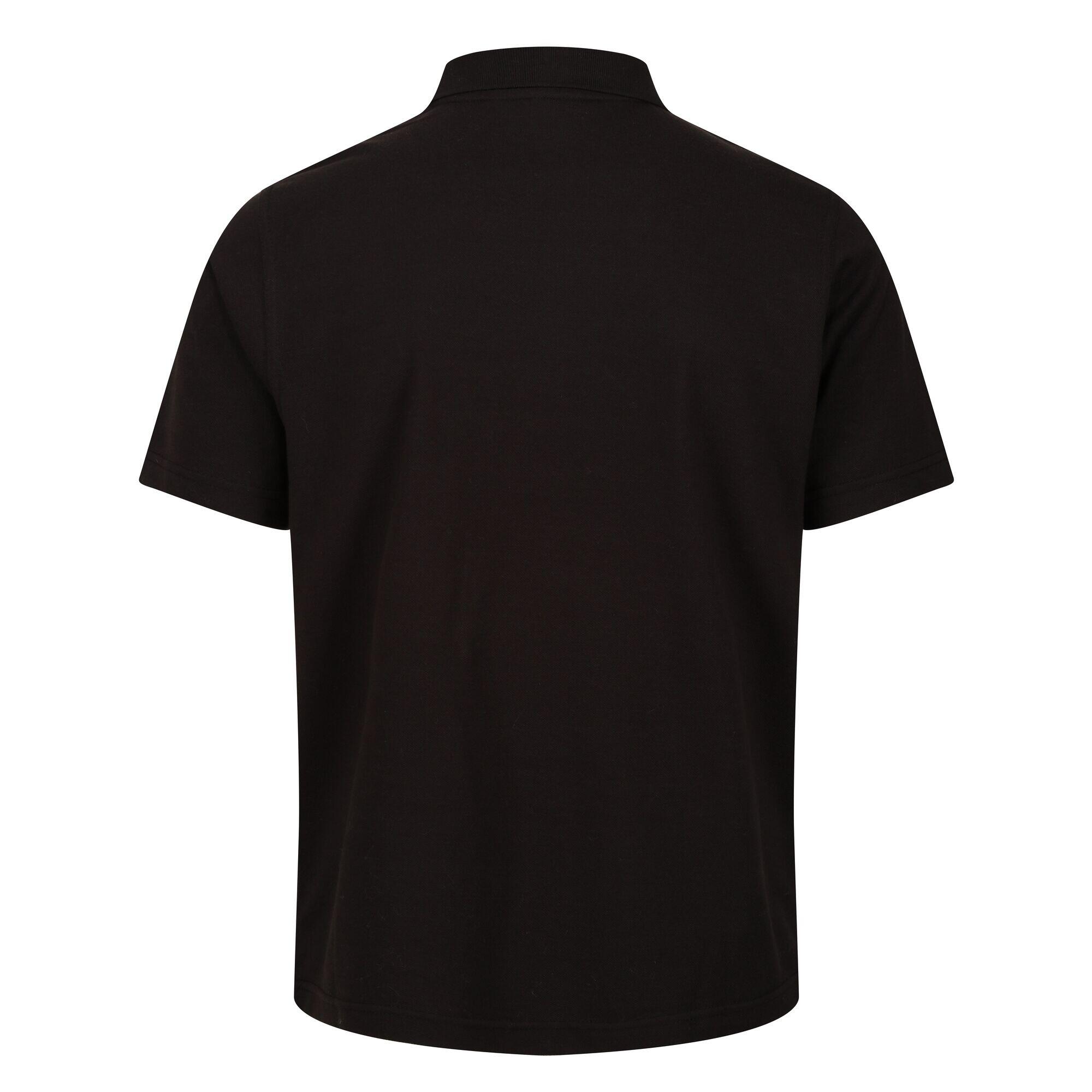 Poloshirt für kurzärmlig Herren Schwarz 2/5
