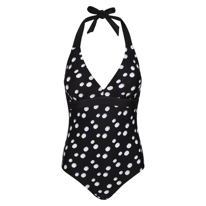 Maillot de bain 1 pièce FLAVIA Femme (Noir / Blanc)