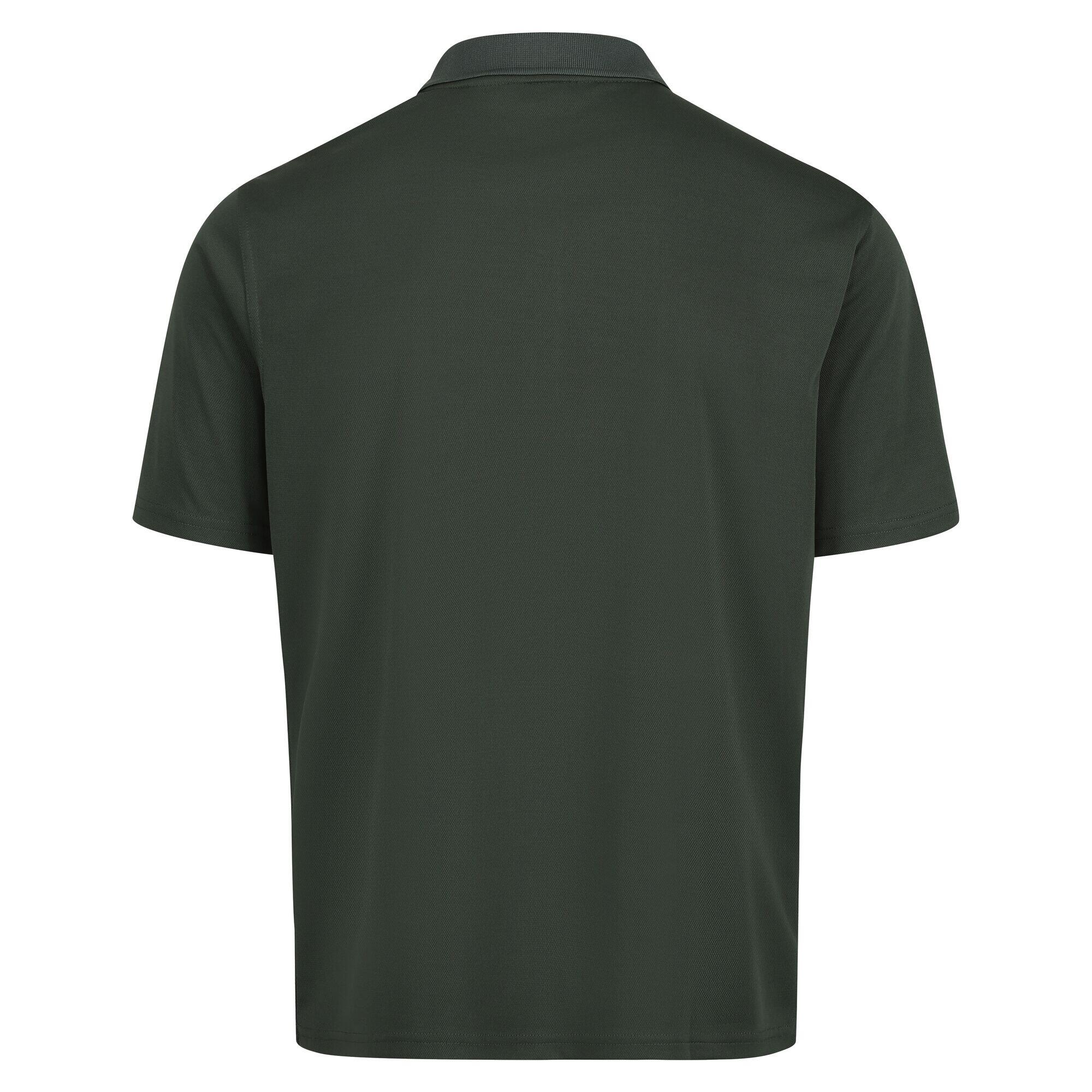 Poloshirt Feuchtigkeitsabweisend für Herren Dunkelgrün 2/5