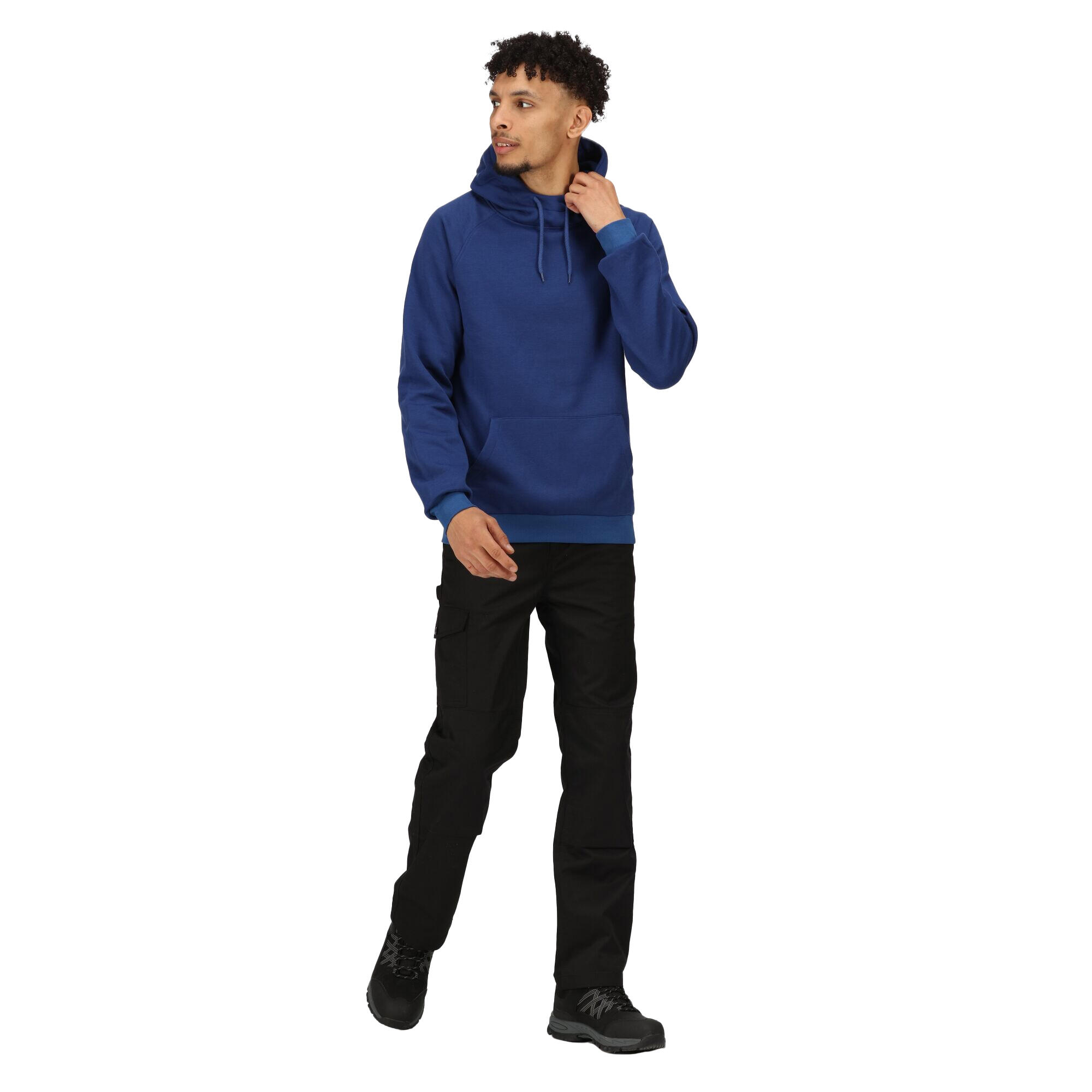 Sweat À Capuche Homme (Bleu Roi) 4/5