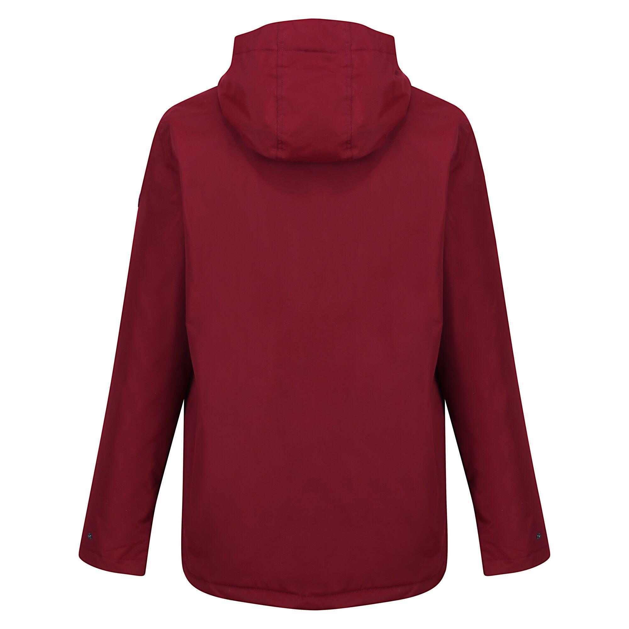 Womens/Ladies Broadia Waterproof Jacket (Cabernet) 2/5