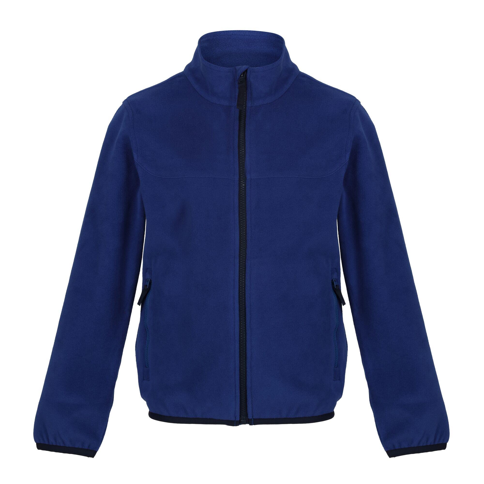 Childrens/Kids Microfleece Full Zip Fleece Jacket (New Royal) 1/5