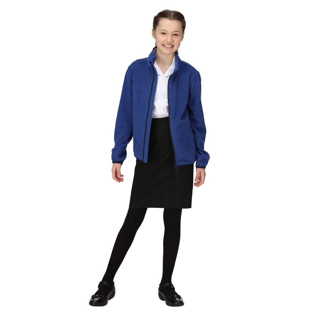 Childrens/Kids Microfleece Full Zip Fleece Jacket (New Royal)