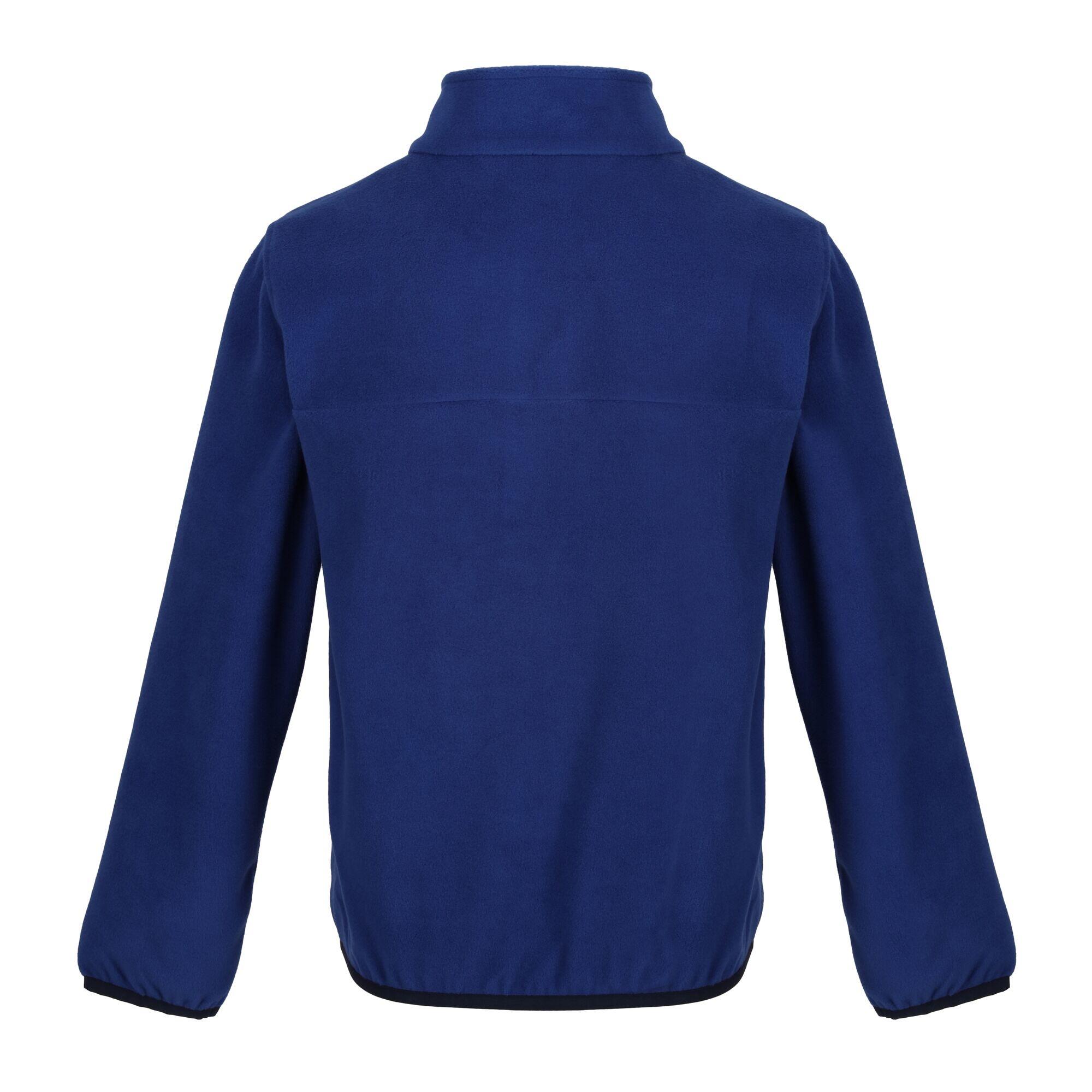 Childrens/Kids Microfleece Full Zip Fleece Jacket (New Royal) 2/5