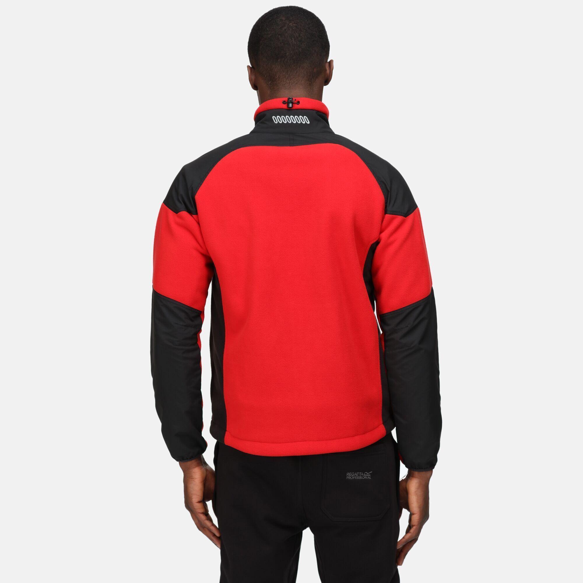 Mens Broadstone Full Zip Fleece Jacket (Classic Red) 2/5