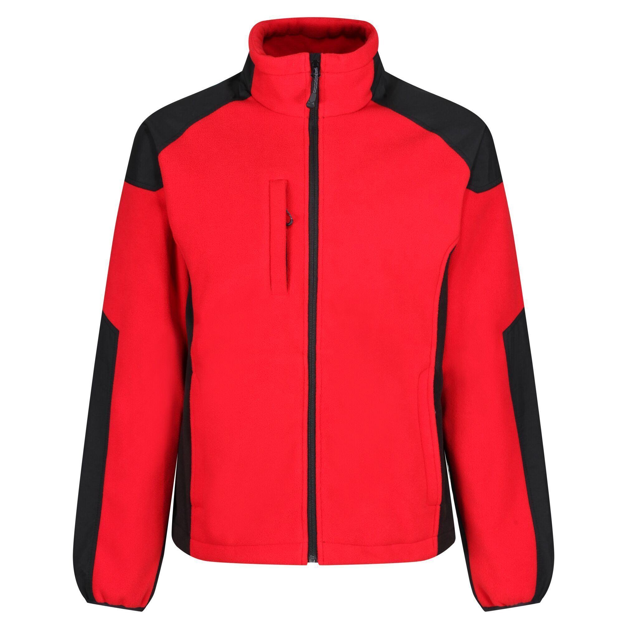 Mens Broadstone Full Zip Fleece Jacket (Classic Red) 1/5