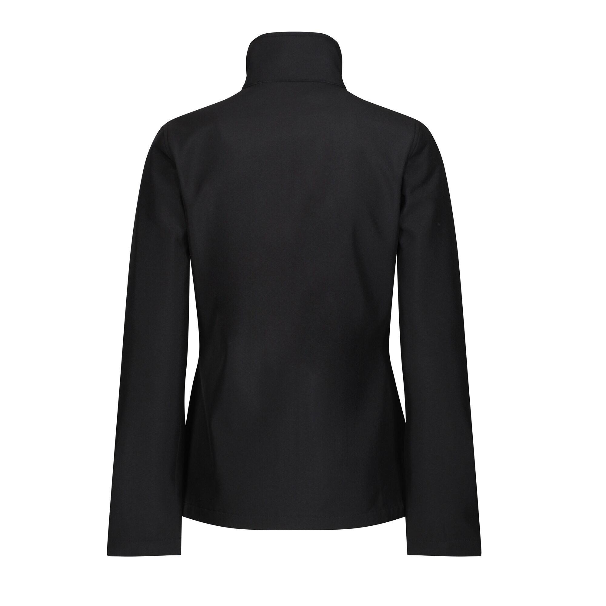 Womens/Ladies Honestly Made Recycled Full Zip Fleece (Black) 2/5