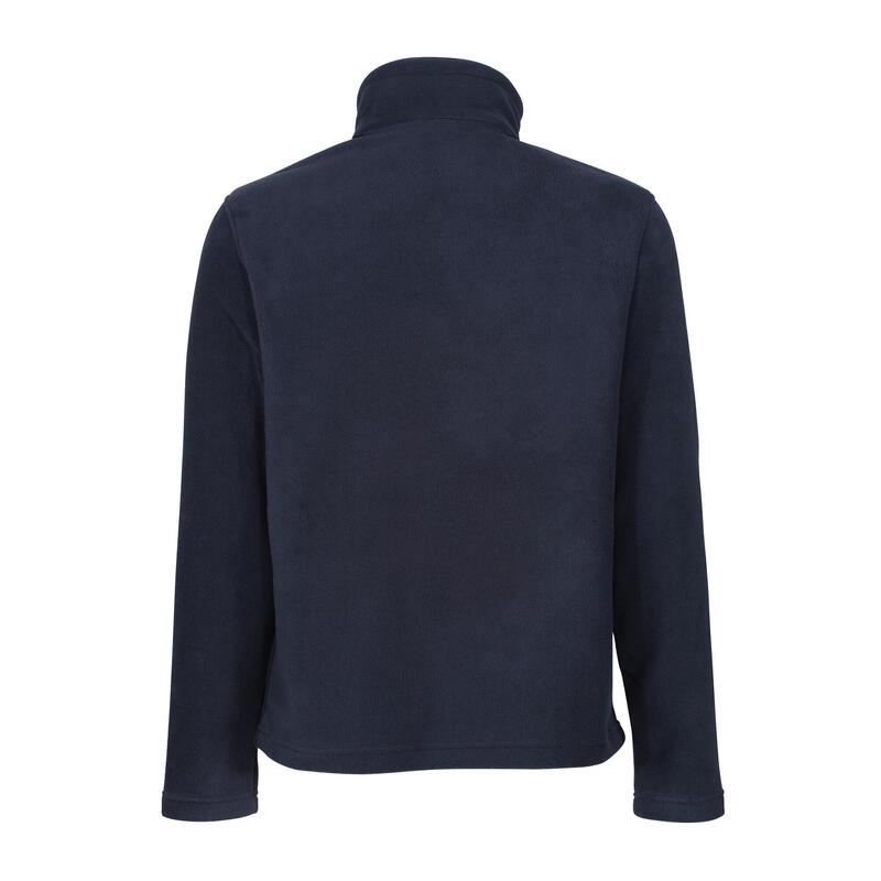 "Honestly Made" Fleece mit halbem Reißverschluss für Herren Marineblau