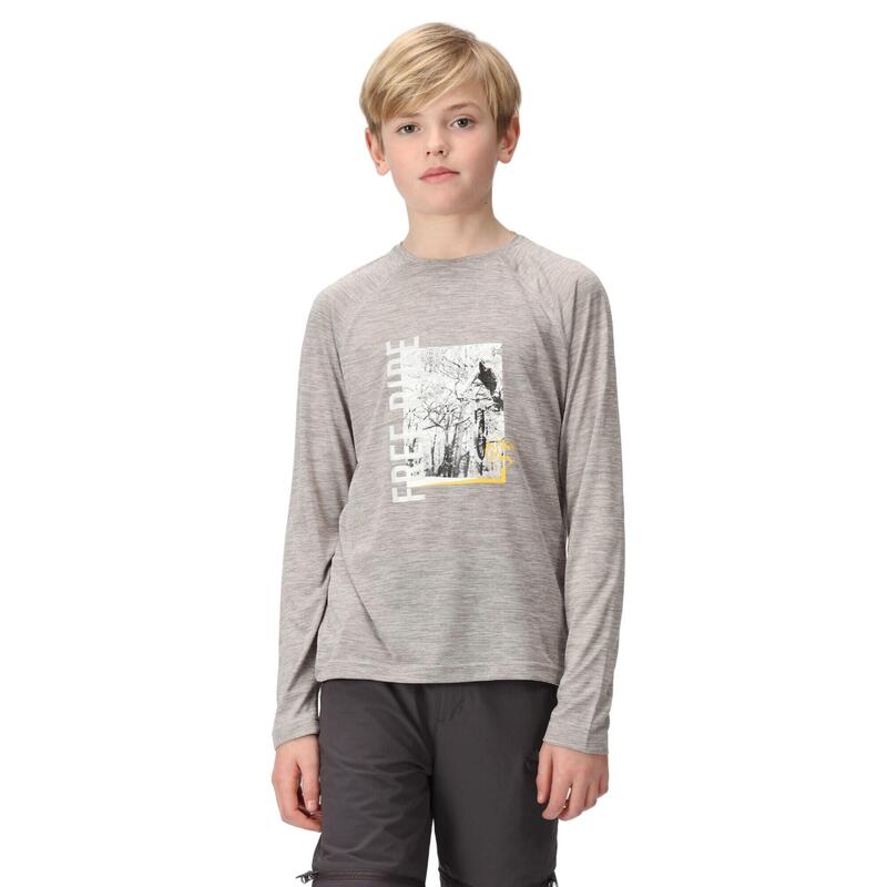 Tshirt BURNLEE Enfant (Gris argenté)