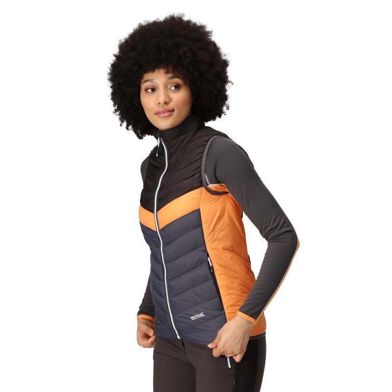 Dames Harrock II Baffled Gilet (Afdichting Grijs/Zwart)