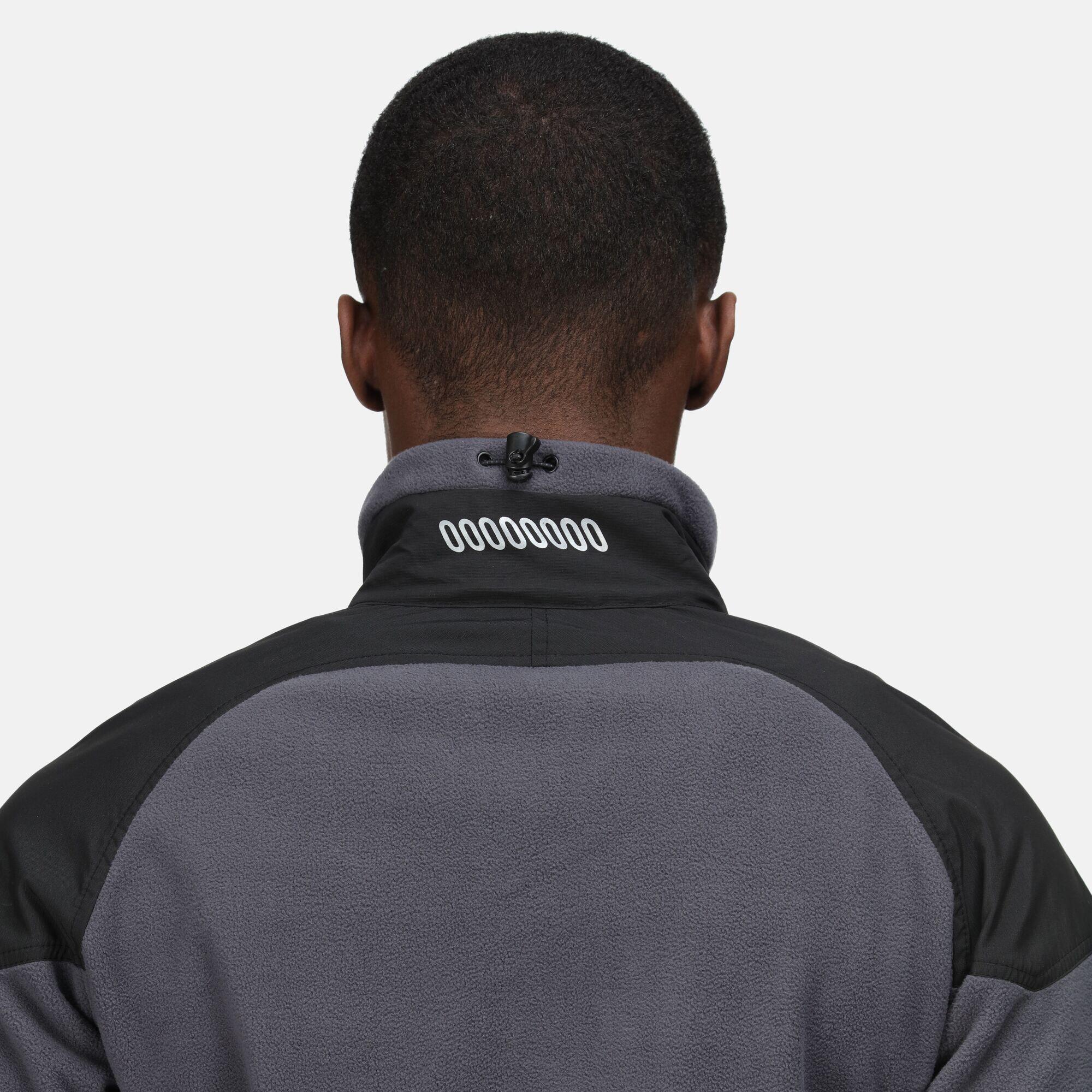 Mens Broadstone Full Zip Fleece Jacket (Seal Grey) 4/5