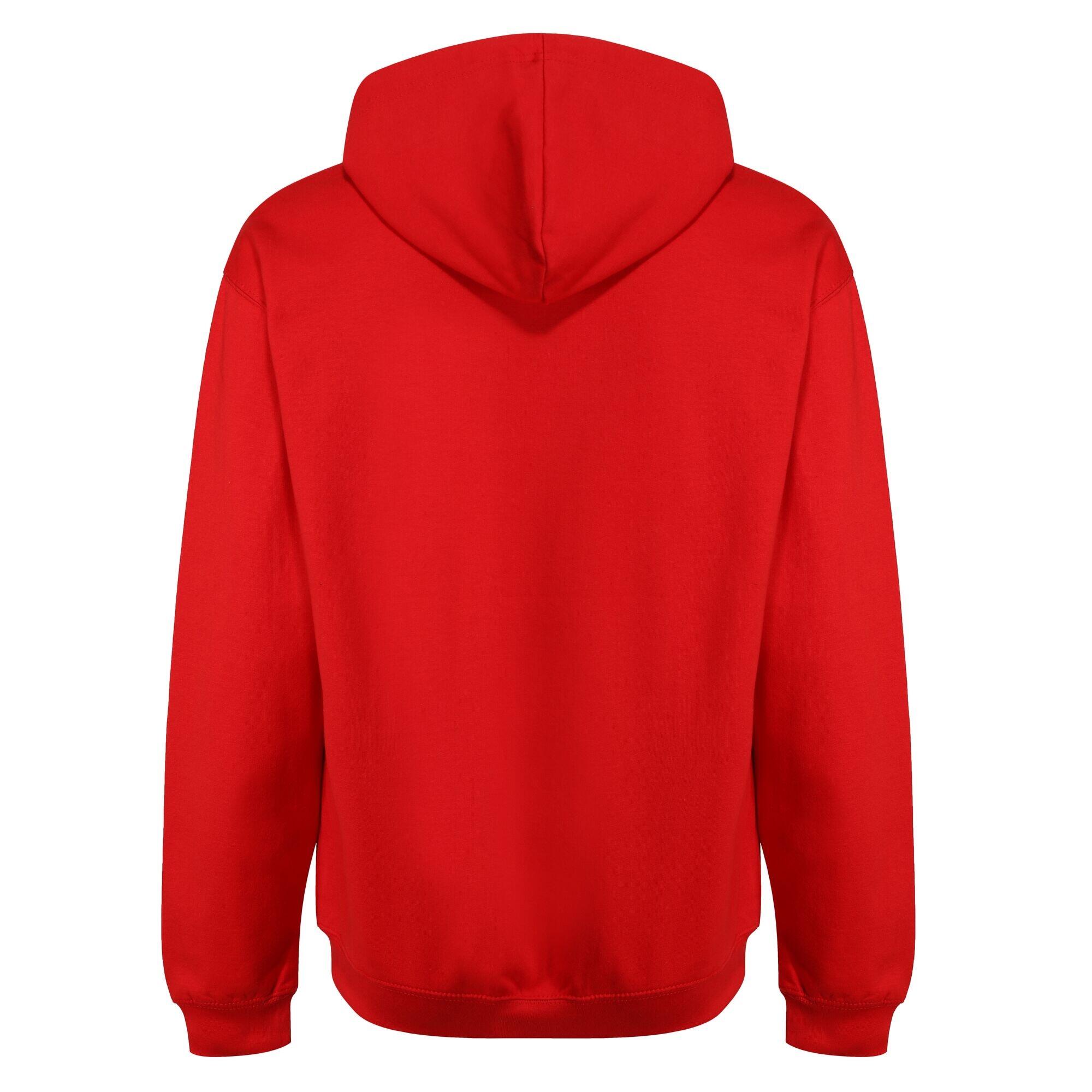 Mens Buildup Hoodie (Classic Red) 2/3