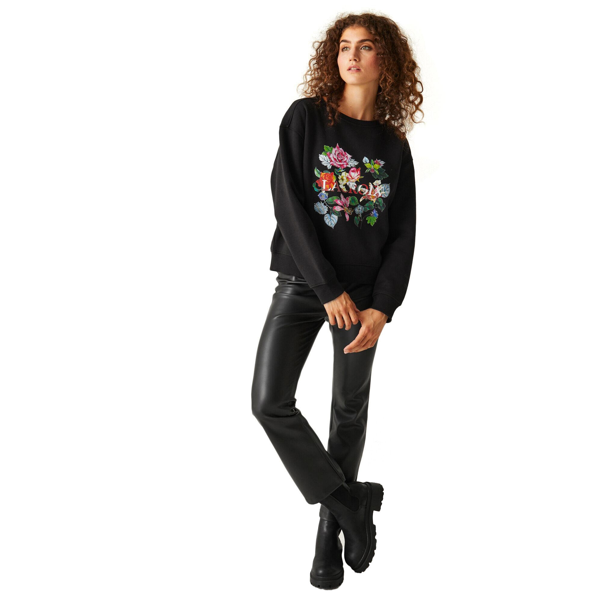 Womens/Ladies Christian Lacroix Beauvision Sweatshirt (Black) 4/5