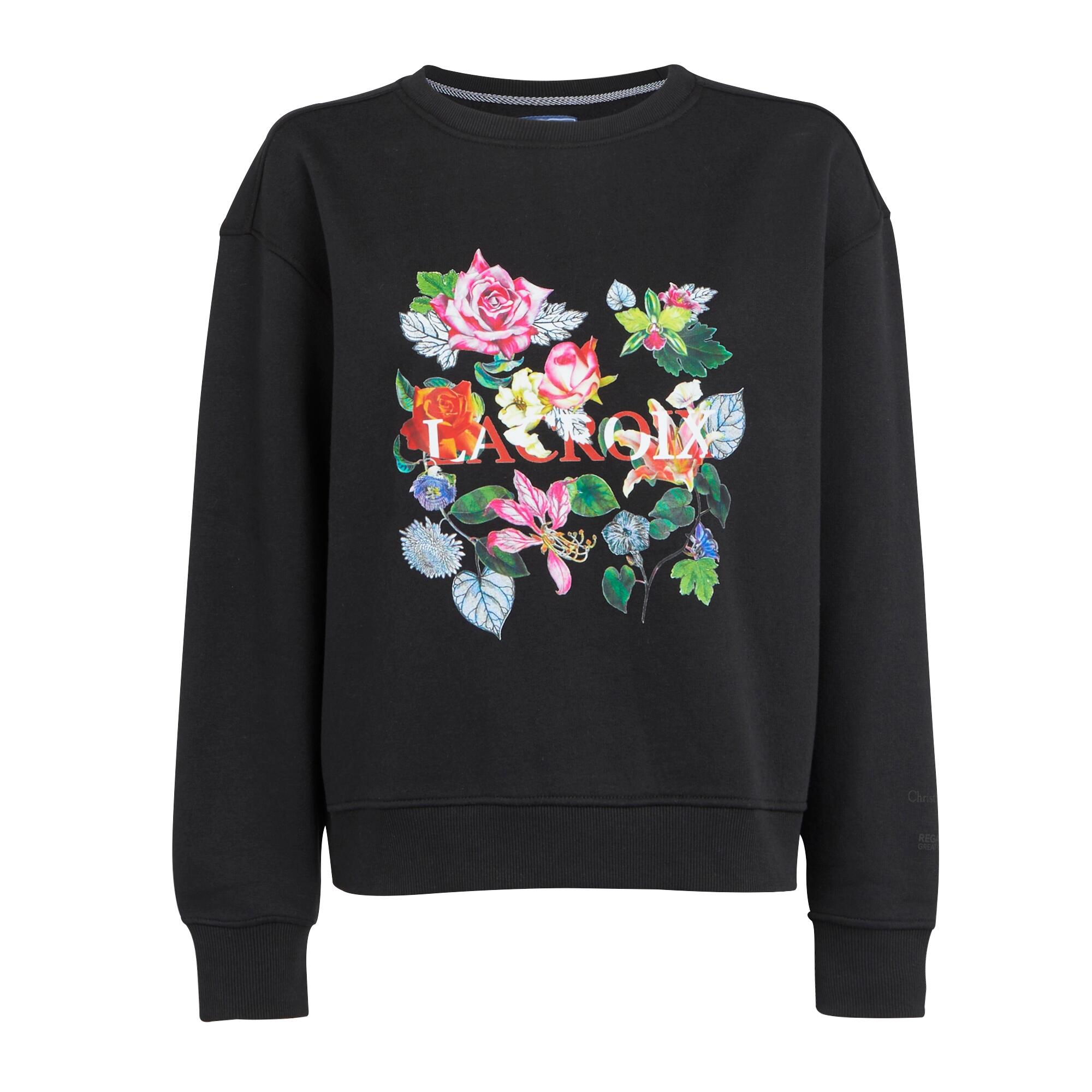 Womens Ladies Christian Lacroix Beauvision Sweatshirt Black REGATTA Decathlon