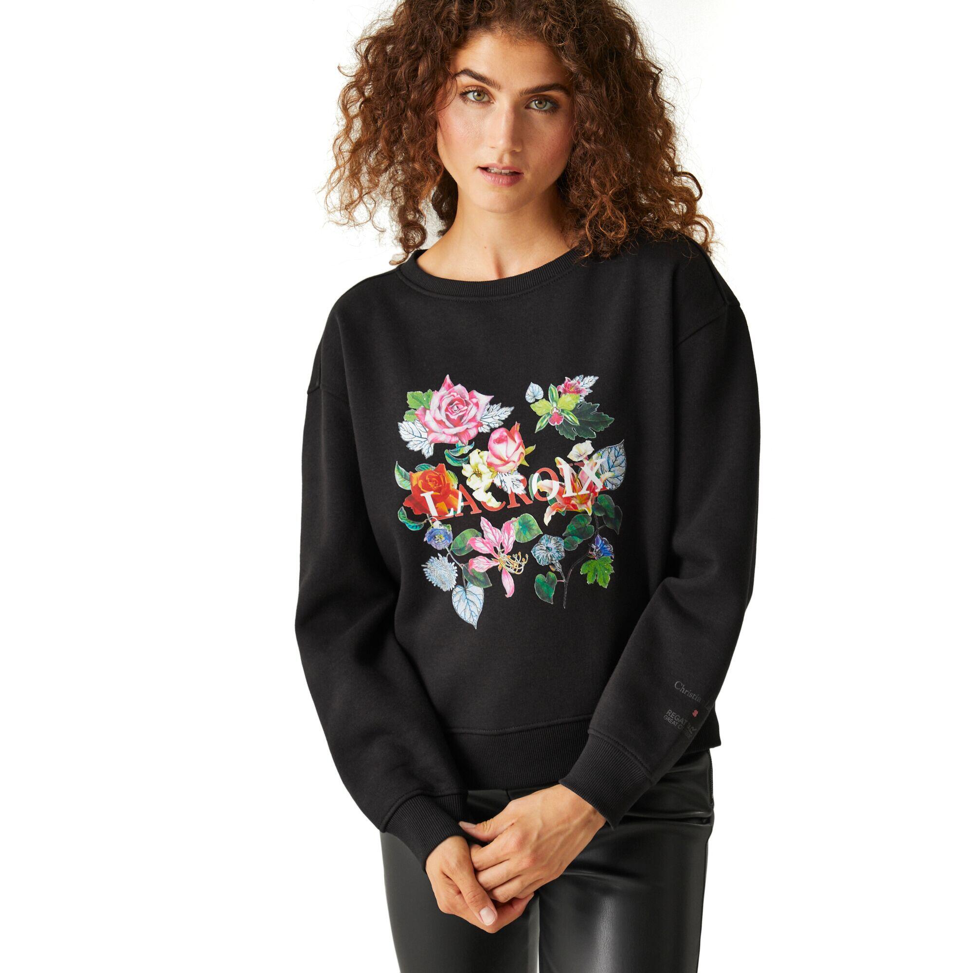 Womens/Ladies Christian Lacroix Beauvision Sweatshirt (Black) 3/5