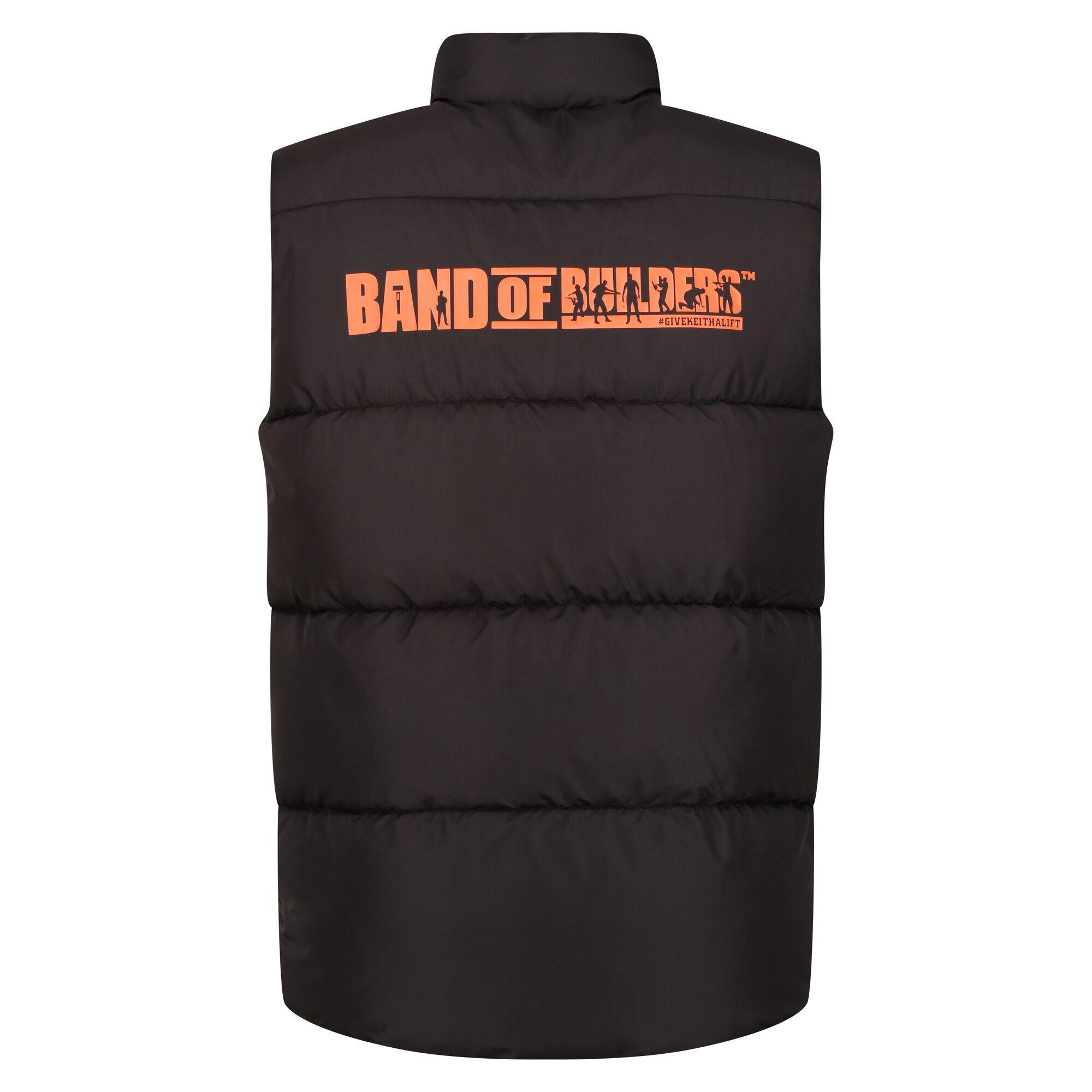 Mens Band Of Builders Insulated Gilet (Black) 2/5