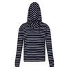 Dames Monsal Stripe Lichtgewicht Hoodie (Marine / Wit)