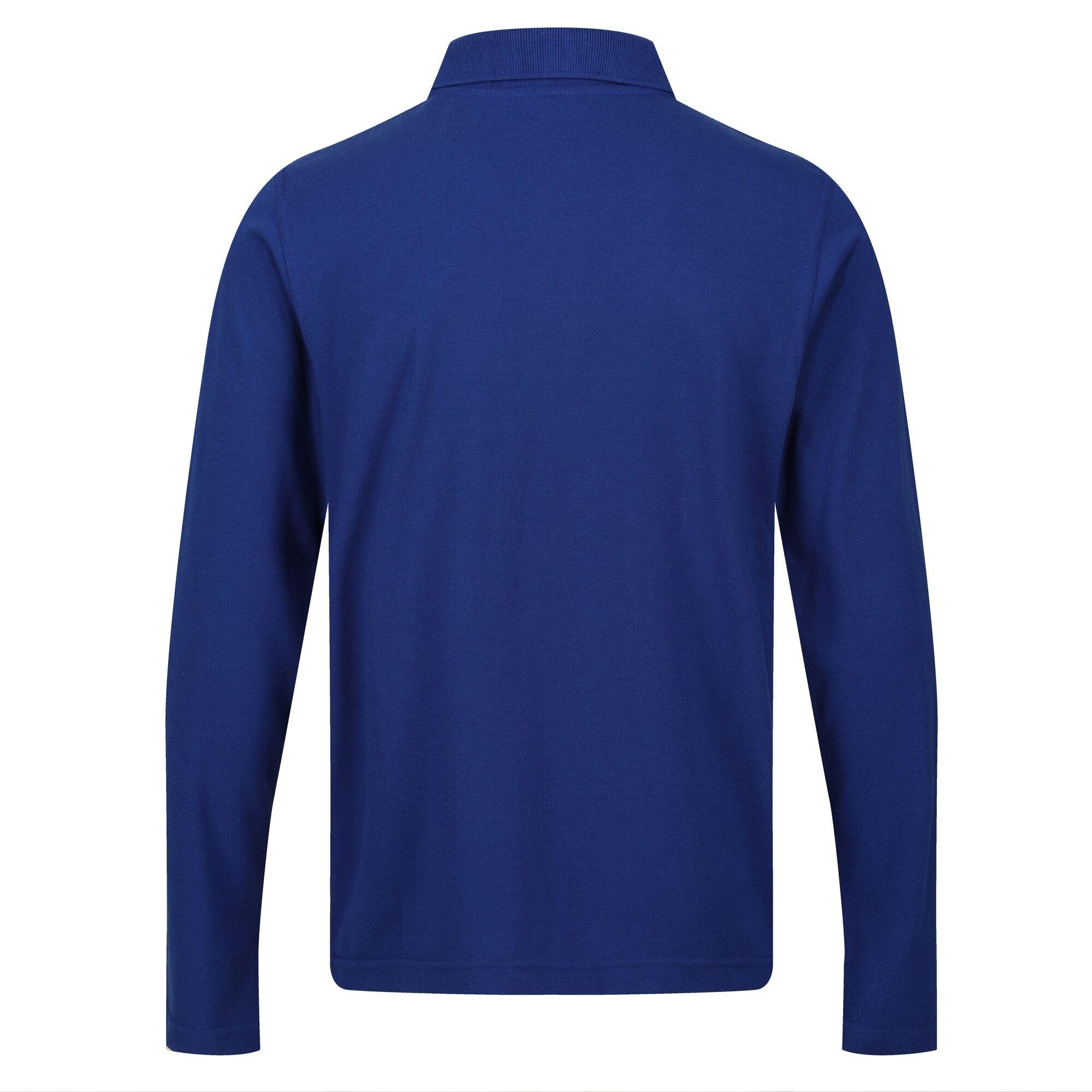 Mens Pro LongSleeved Polo Shirt (New Royal) 2/5