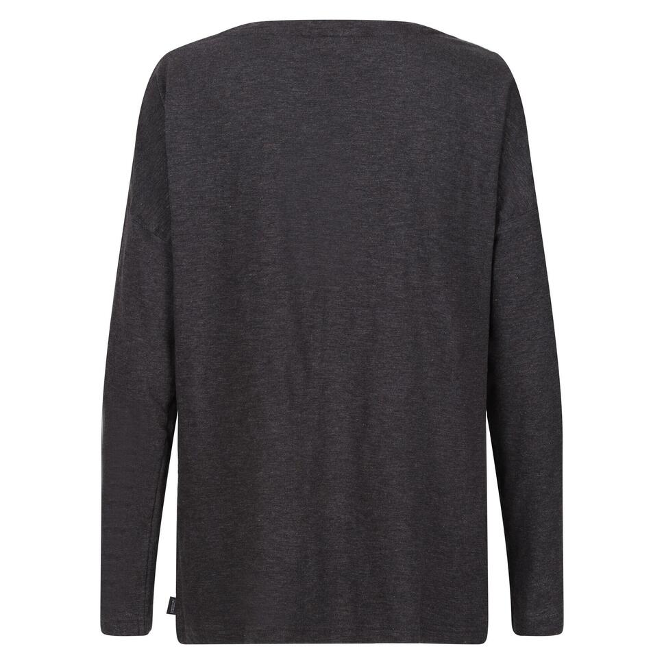 T-shirt Damski Z Gwiazdkami Z Długim Rękawem Carlene