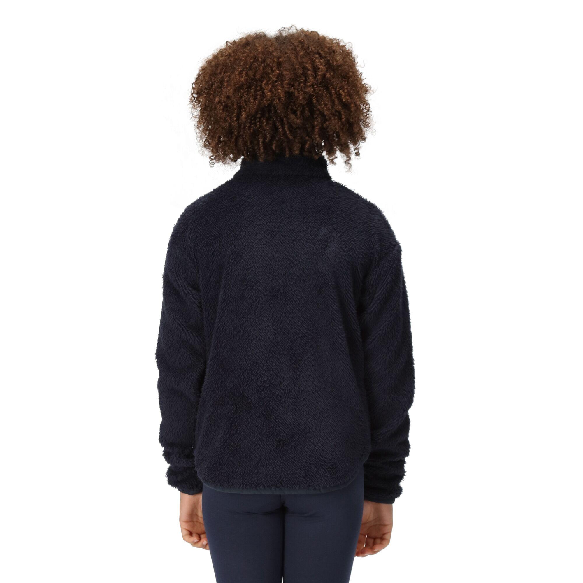 Childrens/Kids Kallye II Full Zip Fleece Jacket (Navy) 4/5