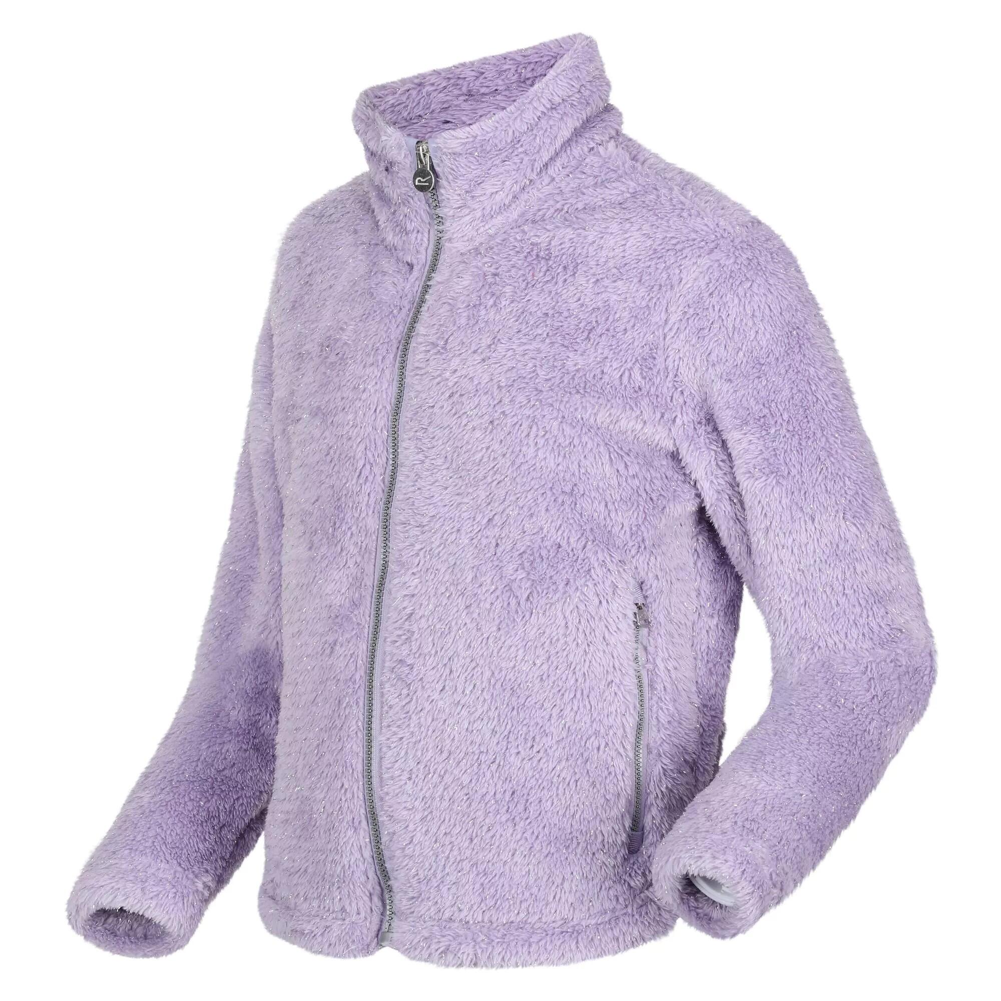 Childrens/Kids Kallye Ripple Fleece Jacket (Heirloom Lilac) 4/5