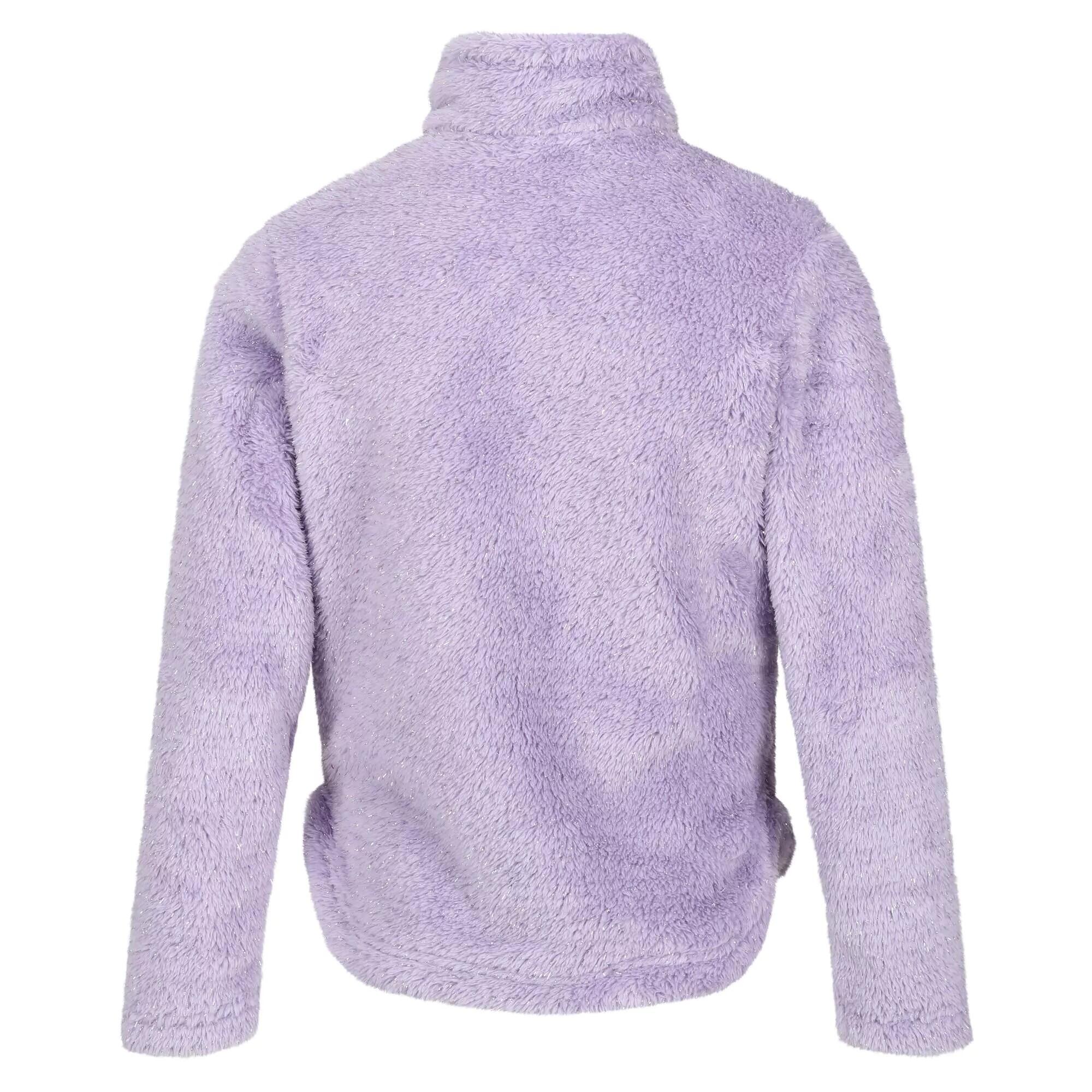 Childrens/Kids Kallye Ripple Fleece Jacket (Heirloom Lilac) 2/5