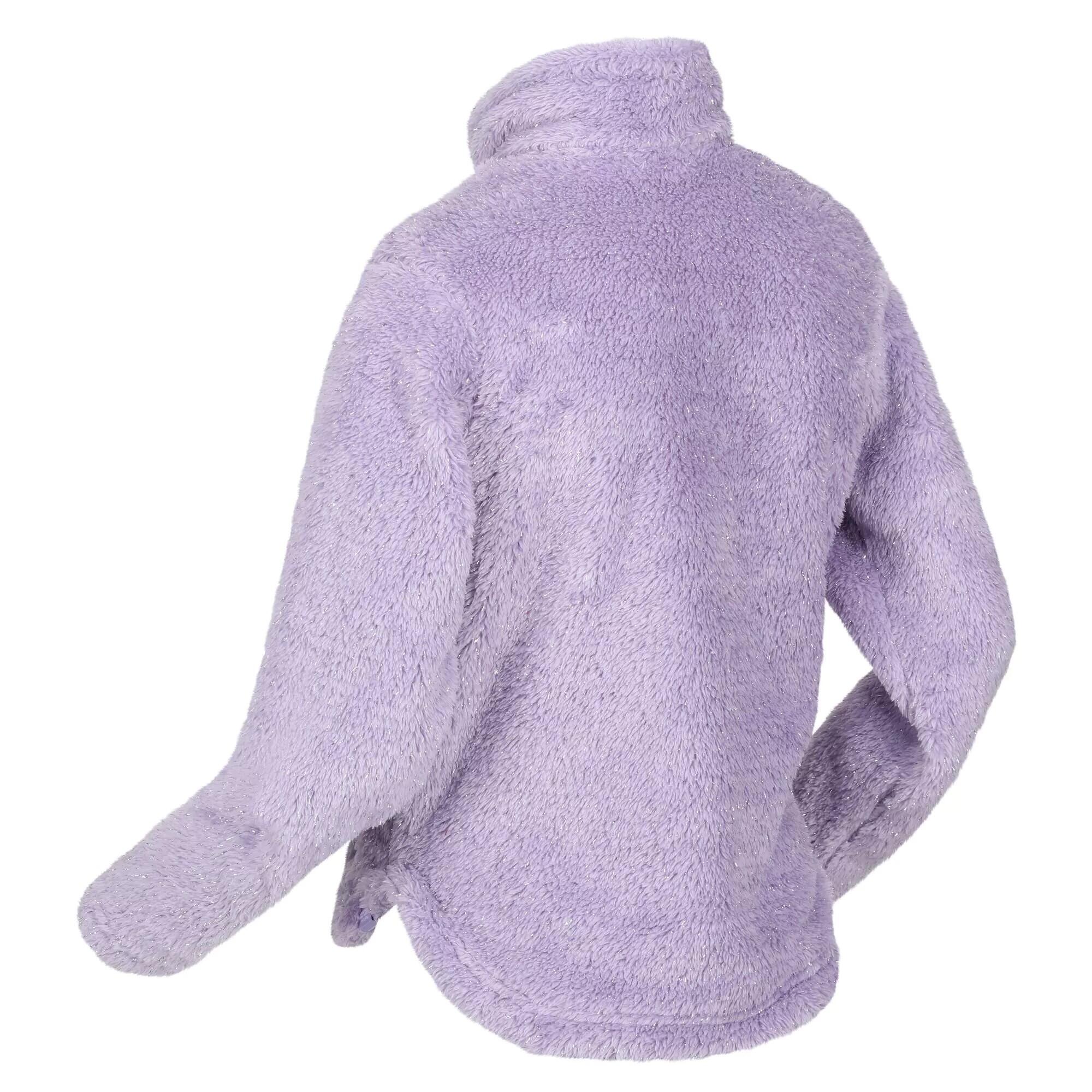 Childrens/Kids Kallye Ripple Fleece Jacket (Heirloom Lilac) 3/5